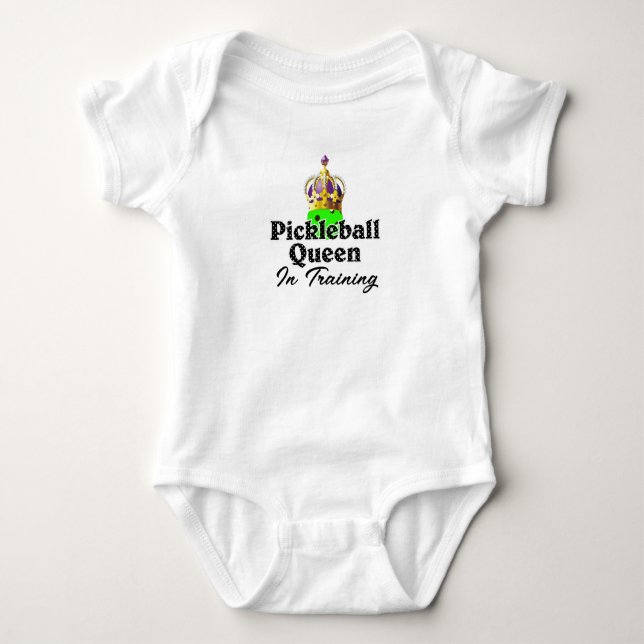 Body Pickleball Queen - Green Pickleball Portant Couron (Devant)