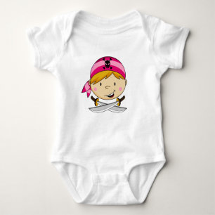 Body Pièce en t de pirate de Bandana de fille