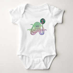 Body Pieuvre Lolli-pops pour enfants et tee-shirt bébé