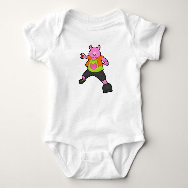 Body Pig at Handball player avec Handball (Devant)