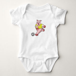 Body Pig comme joueur de football avec Soccer