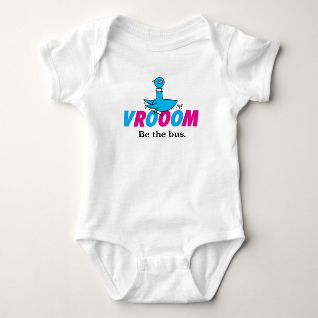 Body Pigeon Vroom Baby White (Devant)