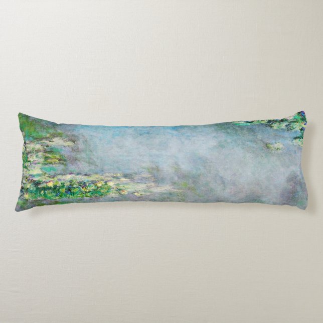 Body Pillow Claude Monet Waterlily Fine Art Seitenschläferkissen (Vorderseite)