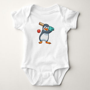 Body Pingouin au cricket avec chauve-souris de cricket