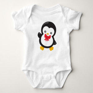 Body Pingouin Avec Cravate De Bow, Pingouin Mignonne, P