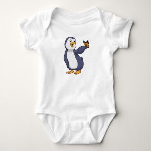 Body Pingouin avec papillon