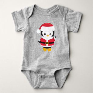 Body Pingouin de Noël, Pingouin avec chapeau de Père No