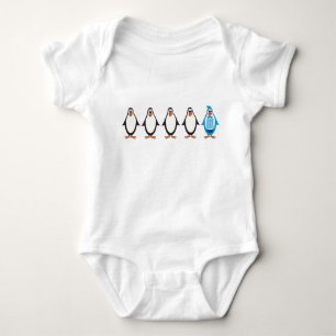 Body Pingouin tux bleu