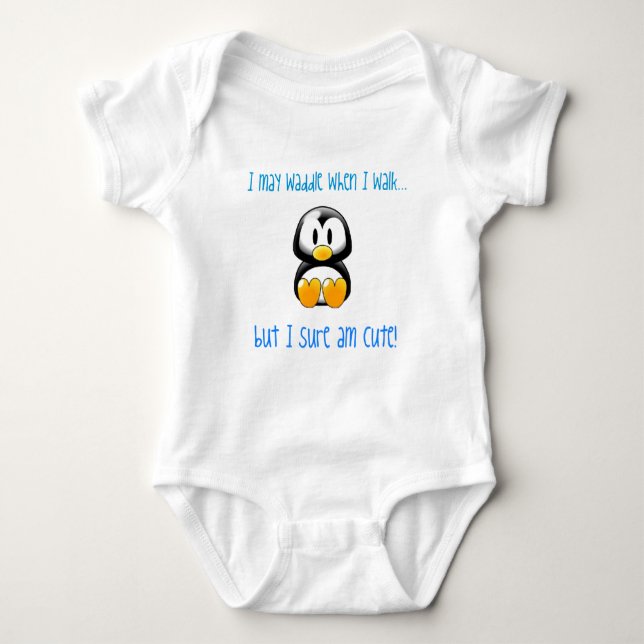 Body Pingouin Waddler Sbhirt de bébé (Devant)
