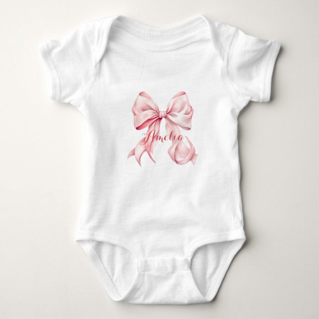 Body Pink Bow Coquette Personalized (Devant)