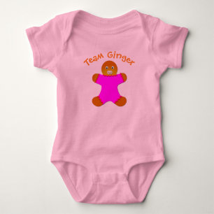Body Pink Lucky Team Ginger pour Ginger amusant et Redh