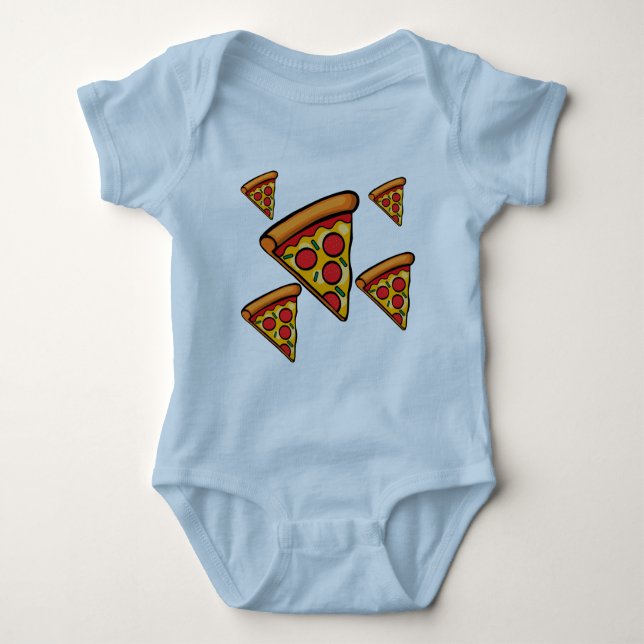 Body Pizza Friday Design - Bodysuit Baby Jersey (Devant)