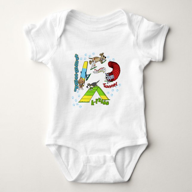 Body Plante grimpante de nourrisson d'agilité de chien (Devant)