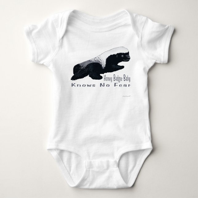 Body Plante grimpante de nourrisson de bébé de blaireau (Devant)