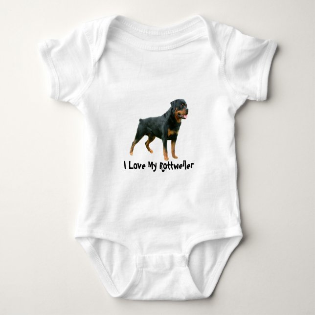 Body Plante grimpante de nourrisson de rottweiler (Devant)