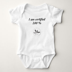 Body Plante grimpante halale de bébé, vêtements