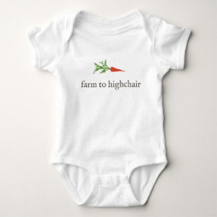 Body Plante grimpante infantile (texte brun)