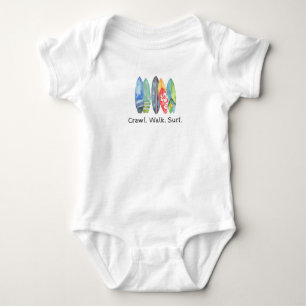 Body Plat Surfboard Baby Crawl Marche Surf Un Pièce Cad