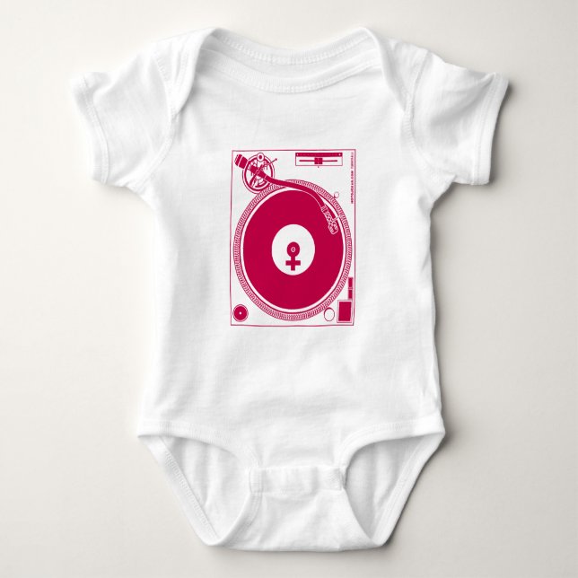 Body Plate-forme femelle de Tourne-disque de symbole - (Devant)
