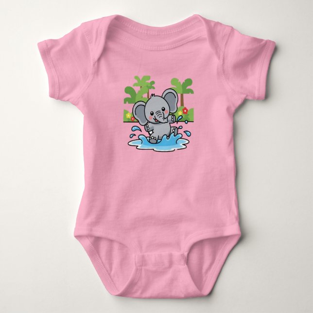Body Playful Little Elephant Splash (Devant)