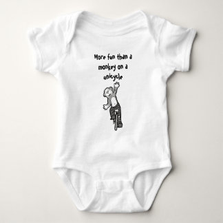 Body Plus d'amusement qu'un singe sur un bébé de