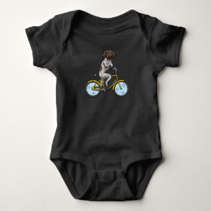Body Pointeur allemand à pois court avec vélo