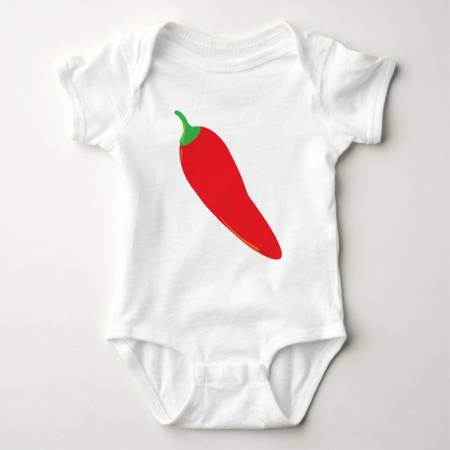 Body Poivre de piment d'un rouge ardent (Devant)