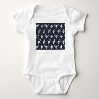 Body Polka du crâne : Motif humoristique botanique