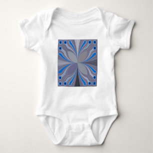 Body Polka gris cendré bleu Pointe Texture Art Imprimer