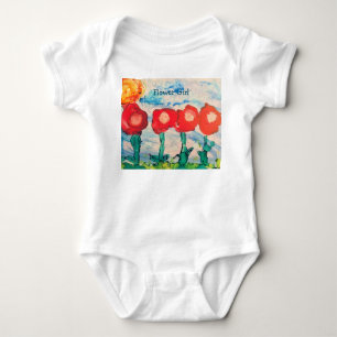Body Pop of Poppies Flower Girl Outfit