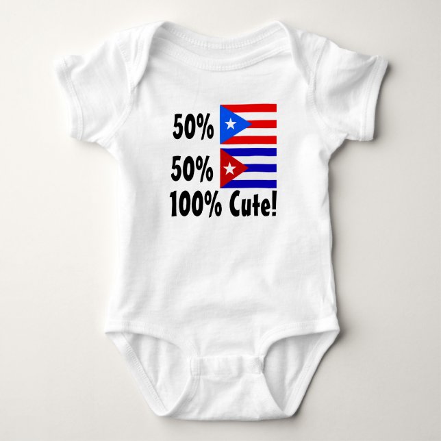 Body Portoricain du Cubain 50% de 50% 100% mignon (Devant)