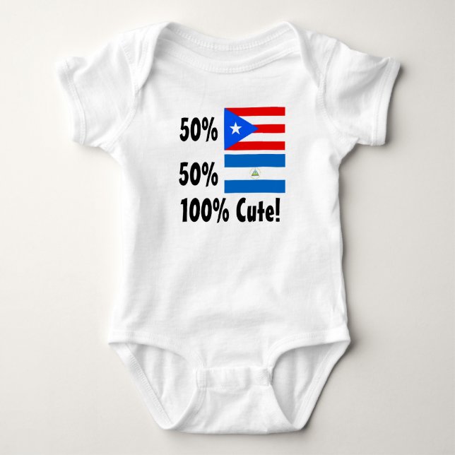 Body Portoricain du nicaraguayen 50% de 50% 100% mignon (Devant)