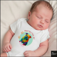 Portrait vibrant en spirale de Bouledogue Anglais