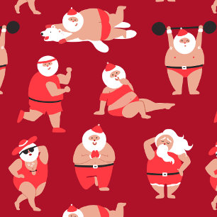 Body Positive Santa Holiday Wrapping Paper Geschenkpapier