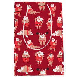 Body Positive Santa Holiday Wrapping Paper Mittlere Geschenktüte