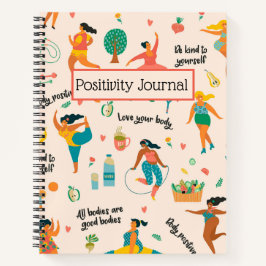 Body Positivity Spiral Notebook Notizbuch