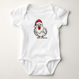 Body Poulet de Noël mignon, Poussette de Noël, Père Noë