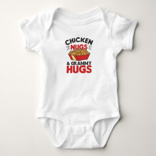 Body Poulet Nugs Et Grammy Hugs Drôle Nourriture Nugget