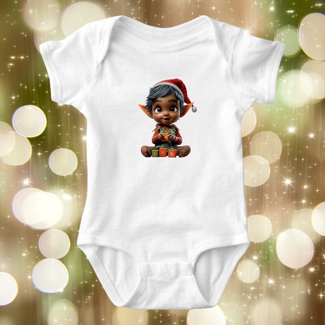 Body Poupée bébé Noël Elf Baby Bodysuit (Créateur téléchargé)