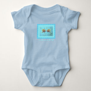 Body pour bébé poisson ange garçon jumeau