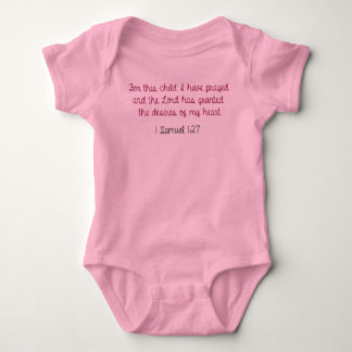 Body Pour cet enfant j'ai prié, 1 bible de Samuel