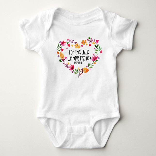 Body Pour cet enfant nous avons prié - 1h27 d'I Samuel (Devant)