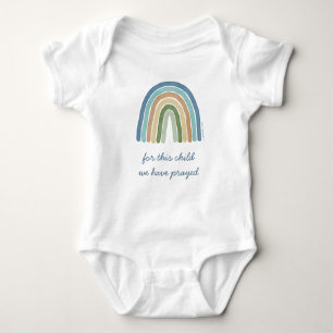 Body Pour Cet Enfant Nous Avons Prié Boho Rainbow Blue