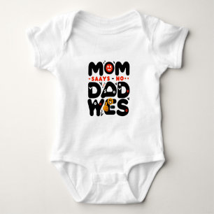 Body pour enfants avec une inscription amusante