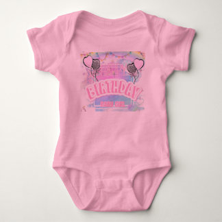 Body Pour la conception de l'anniversaire de bébé fille