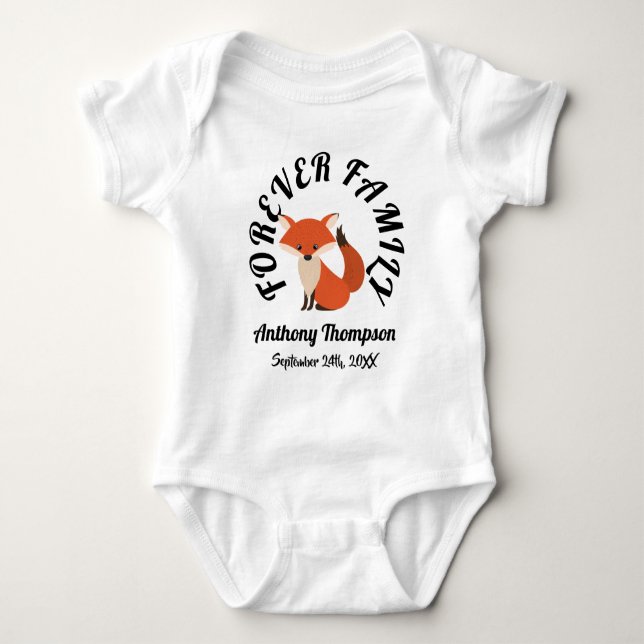 Body Pour toujours cadeau d'adoption de Fox de région (Devant)