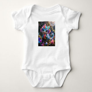 Body Pousse de cristal – Fantaisie d'art de joli dragon