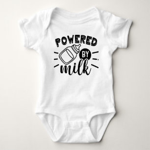 Body Powered by Milk Baby Bodysuit - Baby shower amusan
