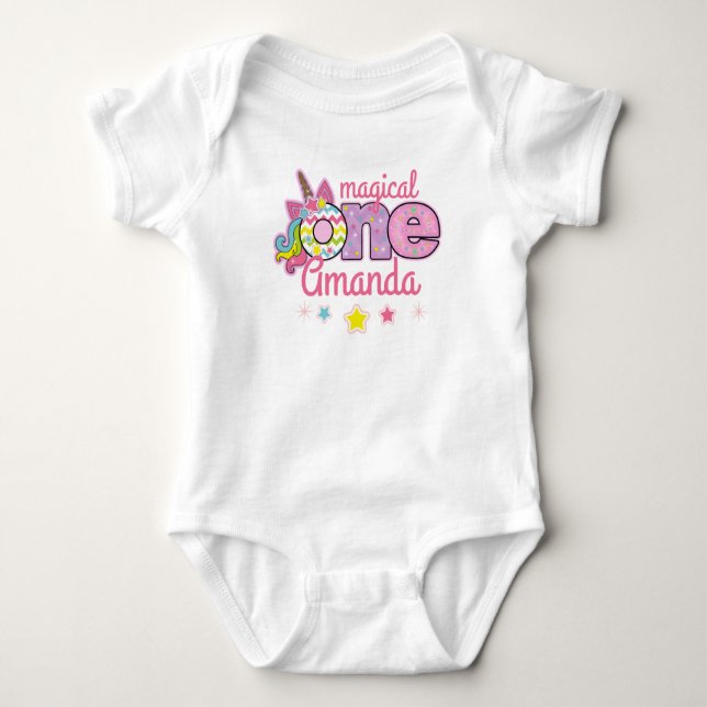 Body Premier Anniversaire Anniversaire magique UN | Lic (Devant)