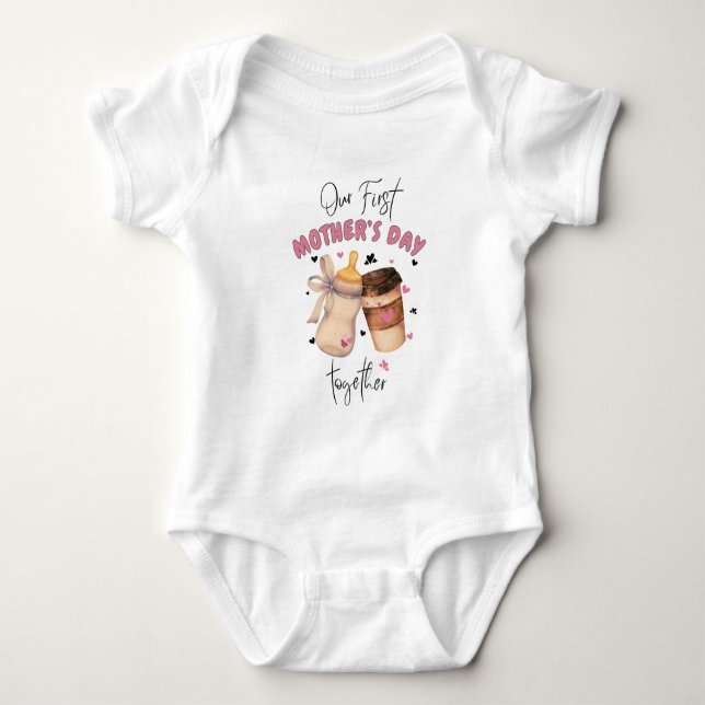 Body Premier anniversaire de maman 2025 / Tenue rose as (Devant)